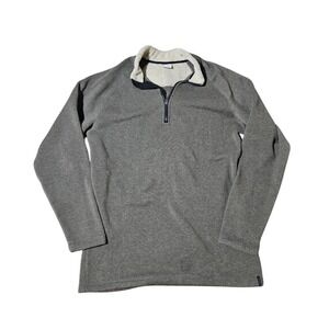 Columbia Fleece Lined (Sherpa Neck Collar) Mens XLT 1/4 Zip Pullover L/S Sweater